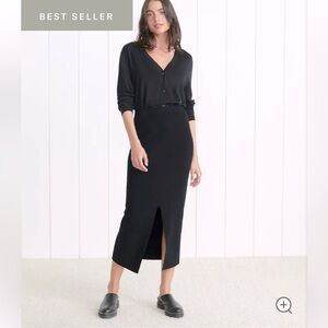 NWT Jenni Kayne Ludlow Skirt in Black size Large